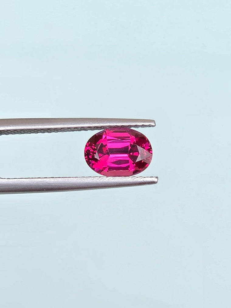 2.22ct Oval Raspberry Tanzanian Garnet