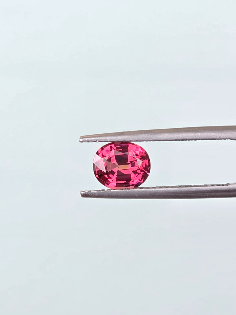 1.68ct Oval Pink Tanzanian Garnet