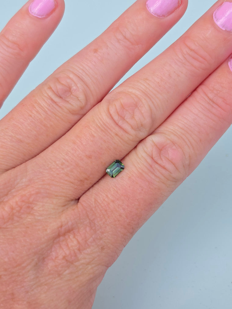 .63ct Emerald Green Sapphire