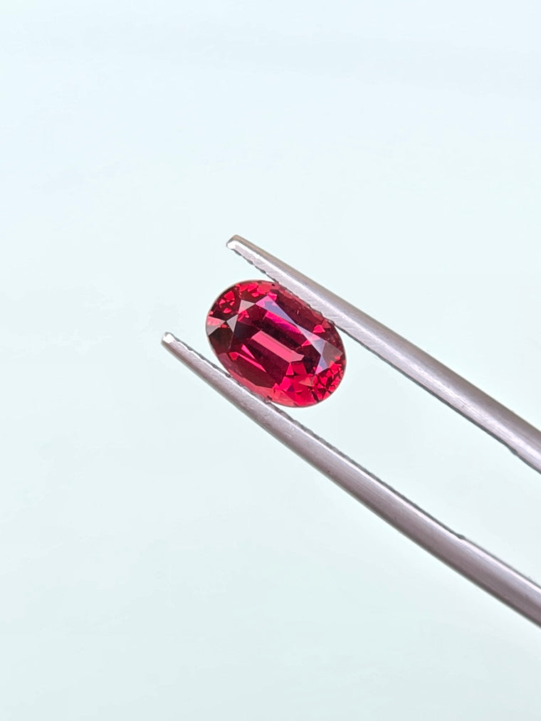1.86ct Oval Raspberry Tanzanian Garnet