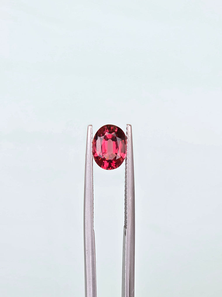 2.06ct Oval Raspberry Tanzanian Garnet