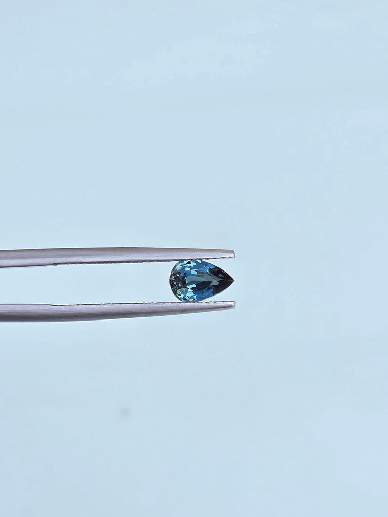 .80ct Pear Blue Parti Sapphire