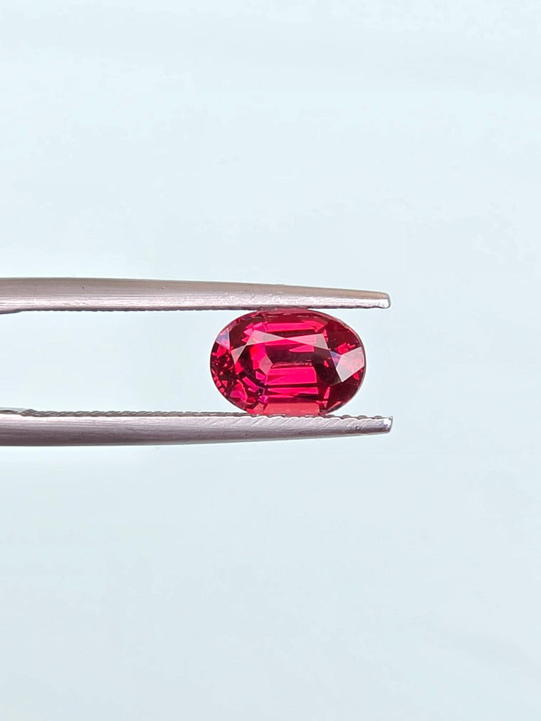 1.86ct Oval Raspberry Tanzanian Garnet