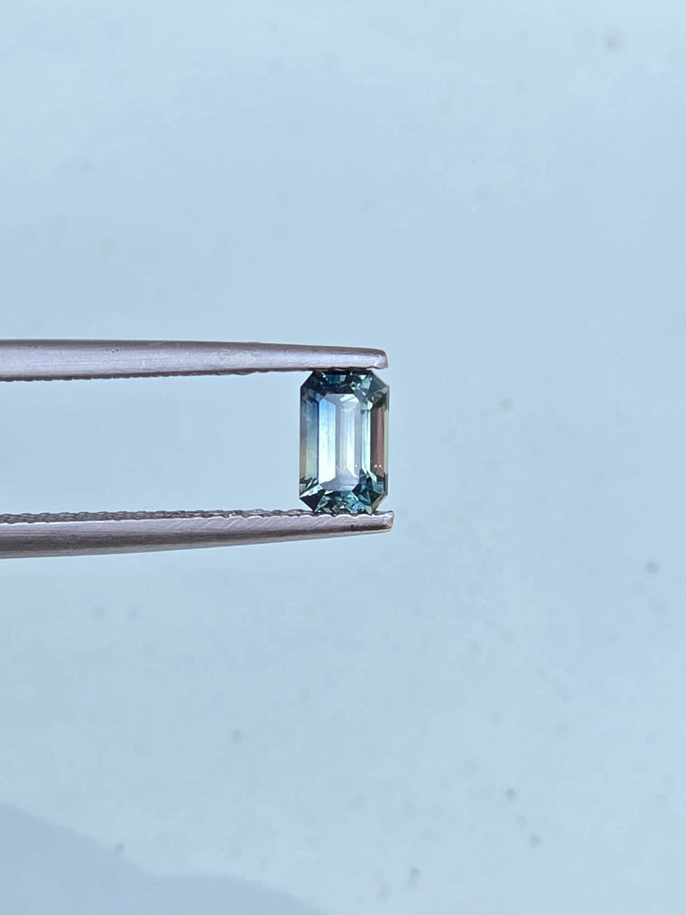 .80ct Emerald Blue Parti Sapphire