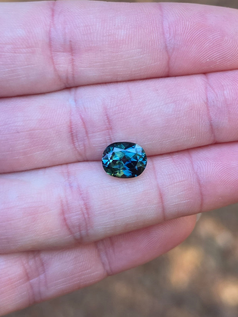 3.45ct Oval Blue Sapphire