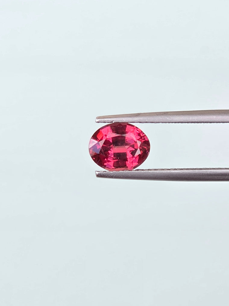 1.74ct Oval Raspberry Tanzanian Garnet