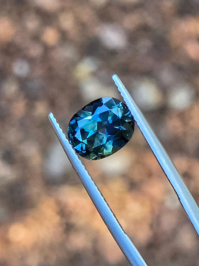 3.45ct Oval Blue Sapphire