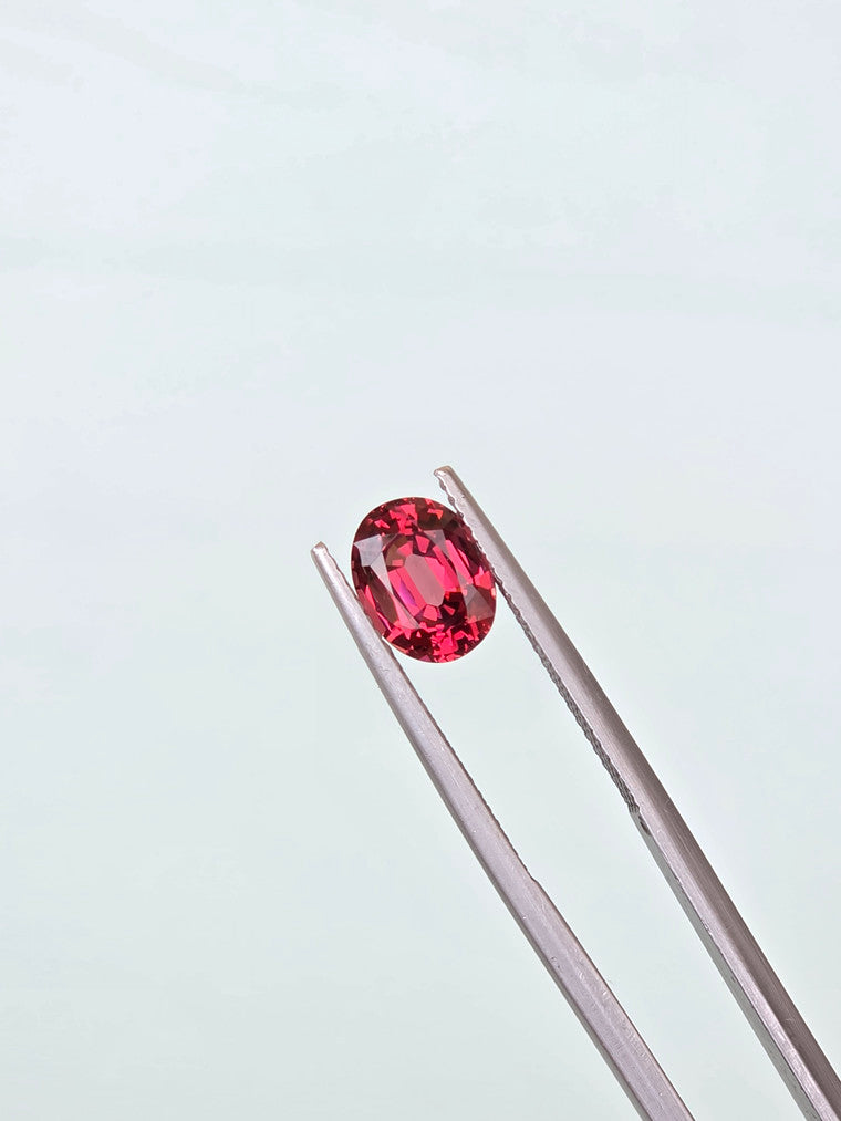 2.06ct Oval Raspberry Tanzanian Garnet