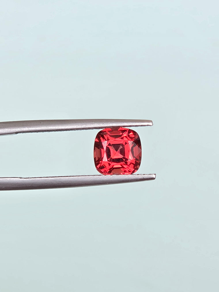 2.08ct Cushion Raspberry Tanzanian Garnet
