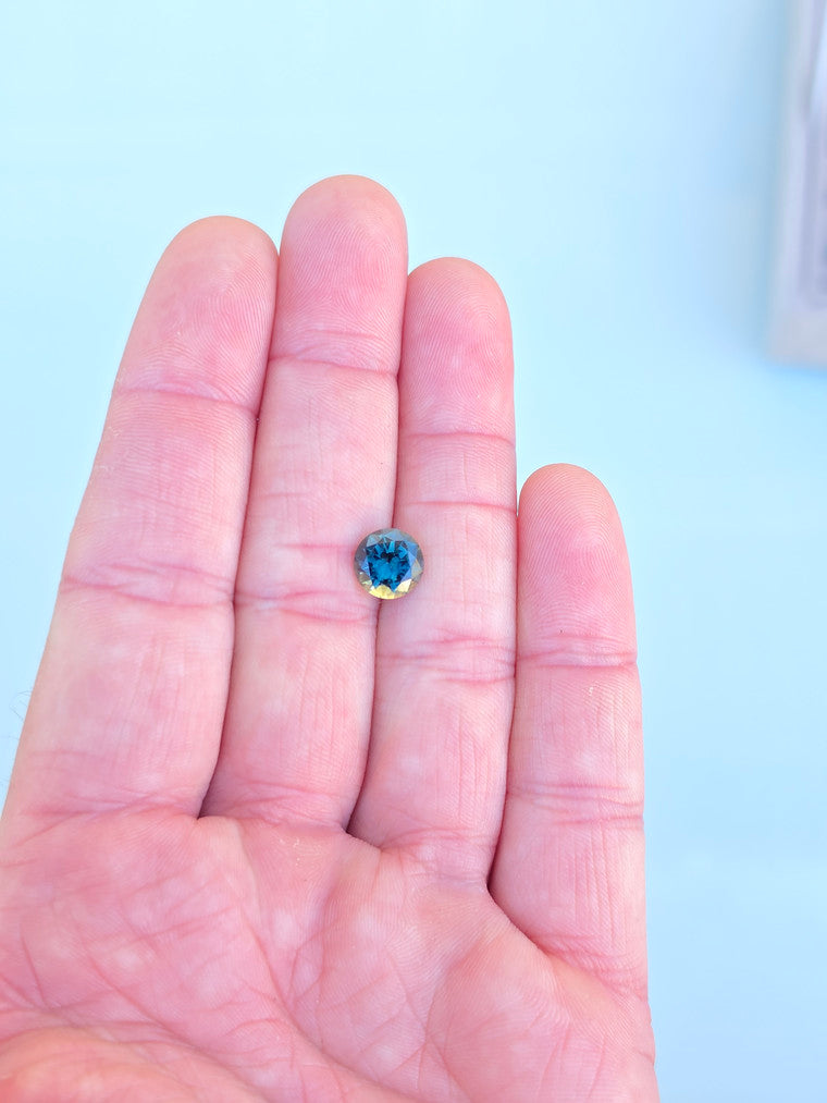 2.50ct Round Blue Sapphire