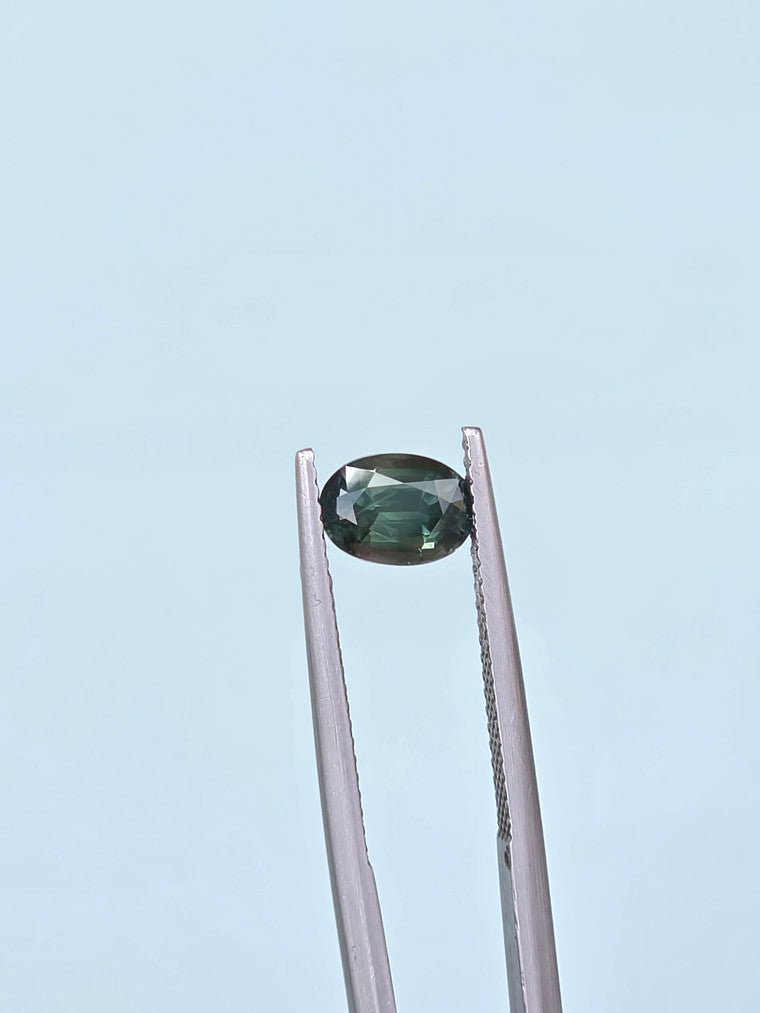 1.44ct Oval Green Sapphire