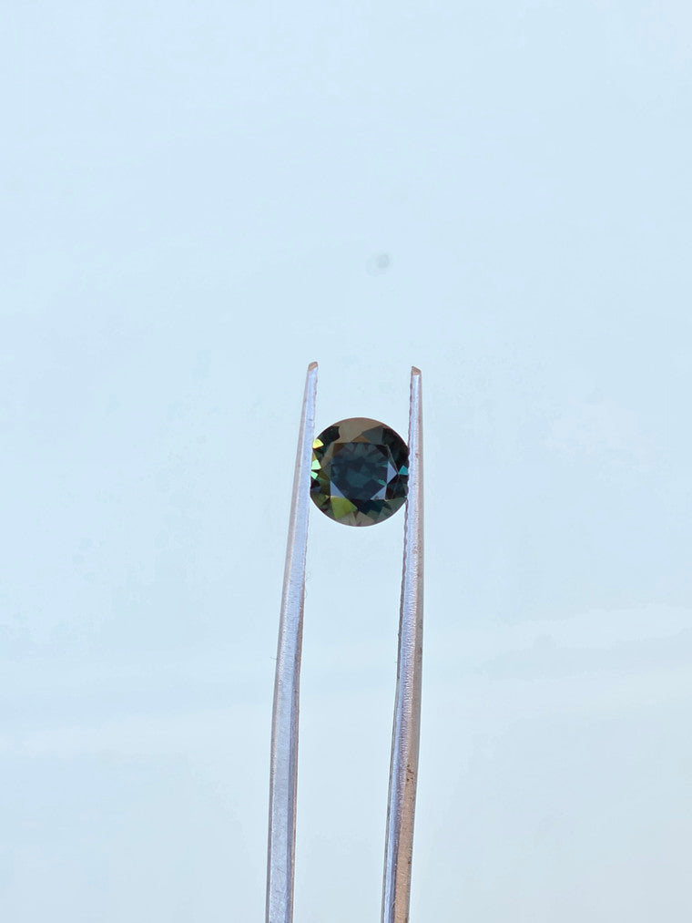 1.67ct Round Green Sapphire