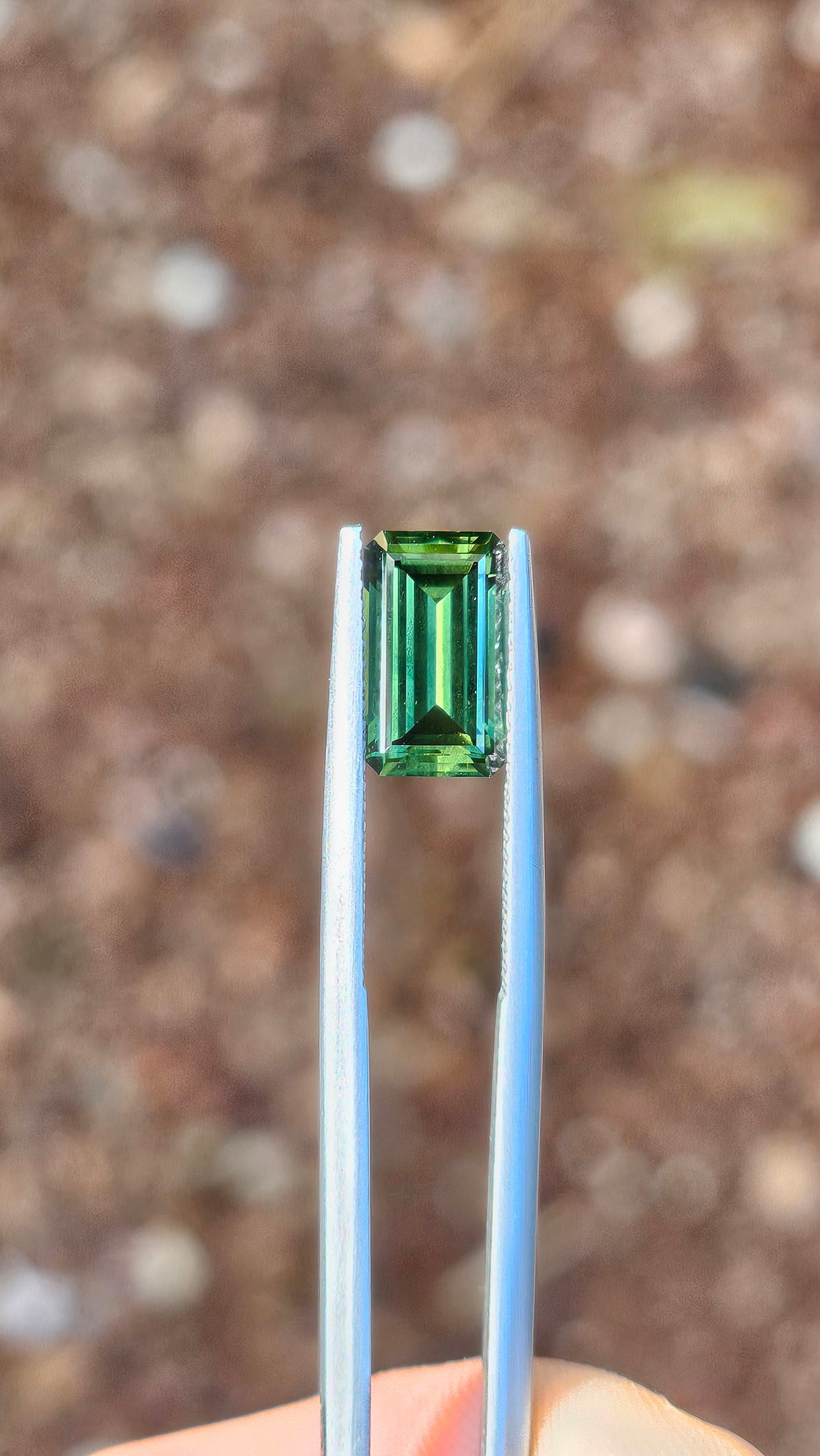 3.20ct Emerald Elegant Green Sapphire Available