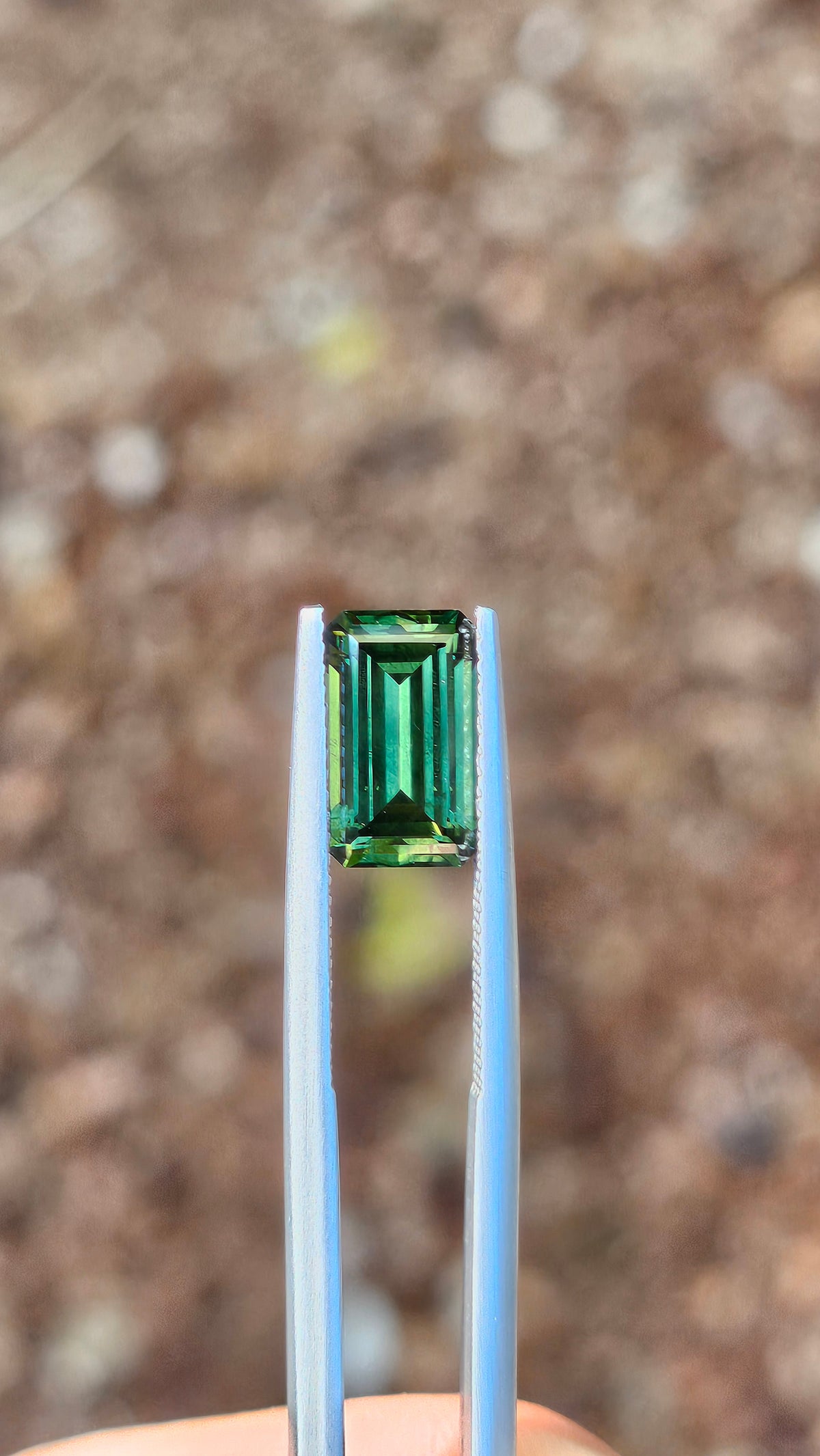 3.20ct Emerald Elegant Green Sapphire Available