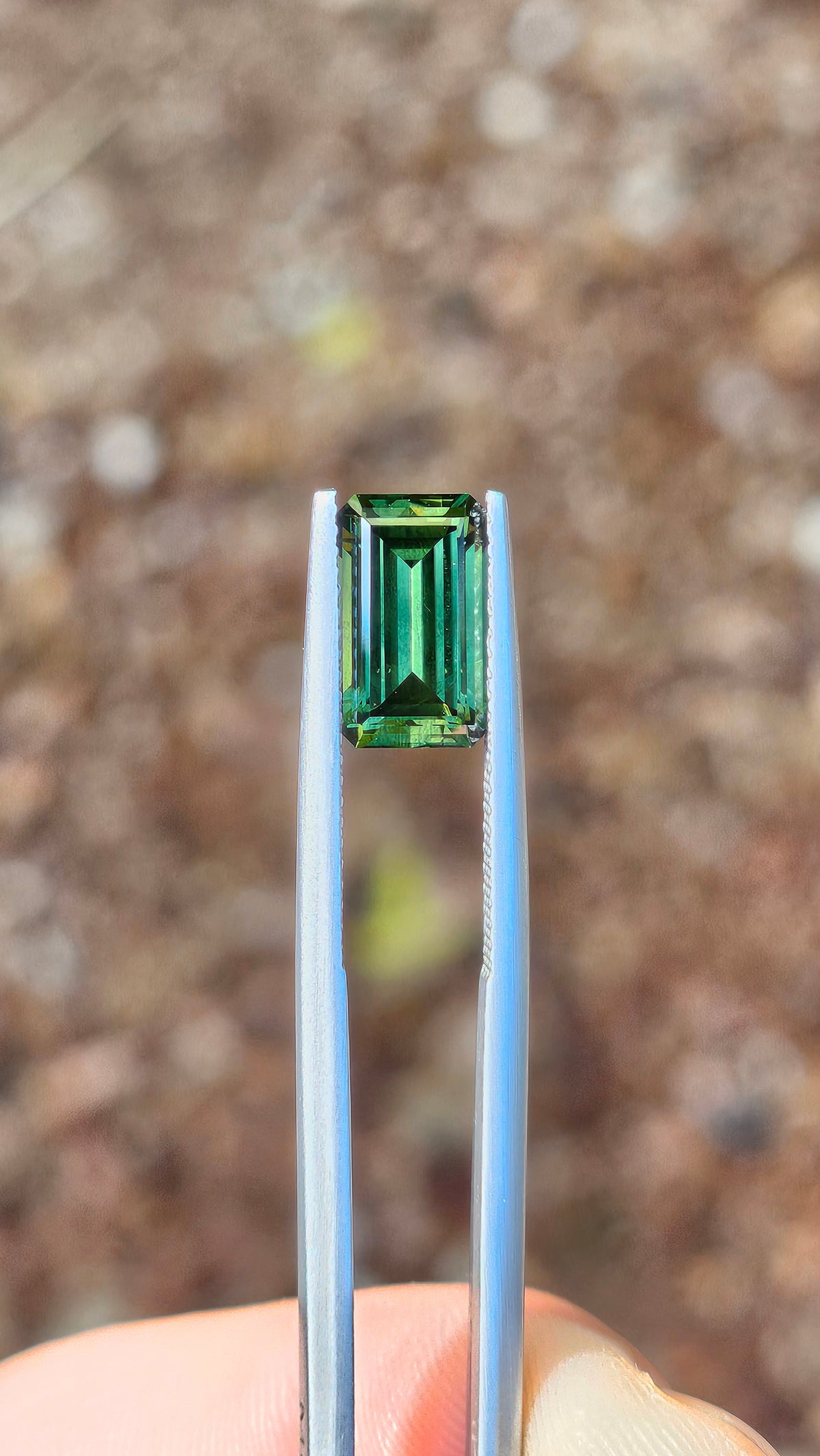 3.20ct Emerald Elegant Green Sapphire Available