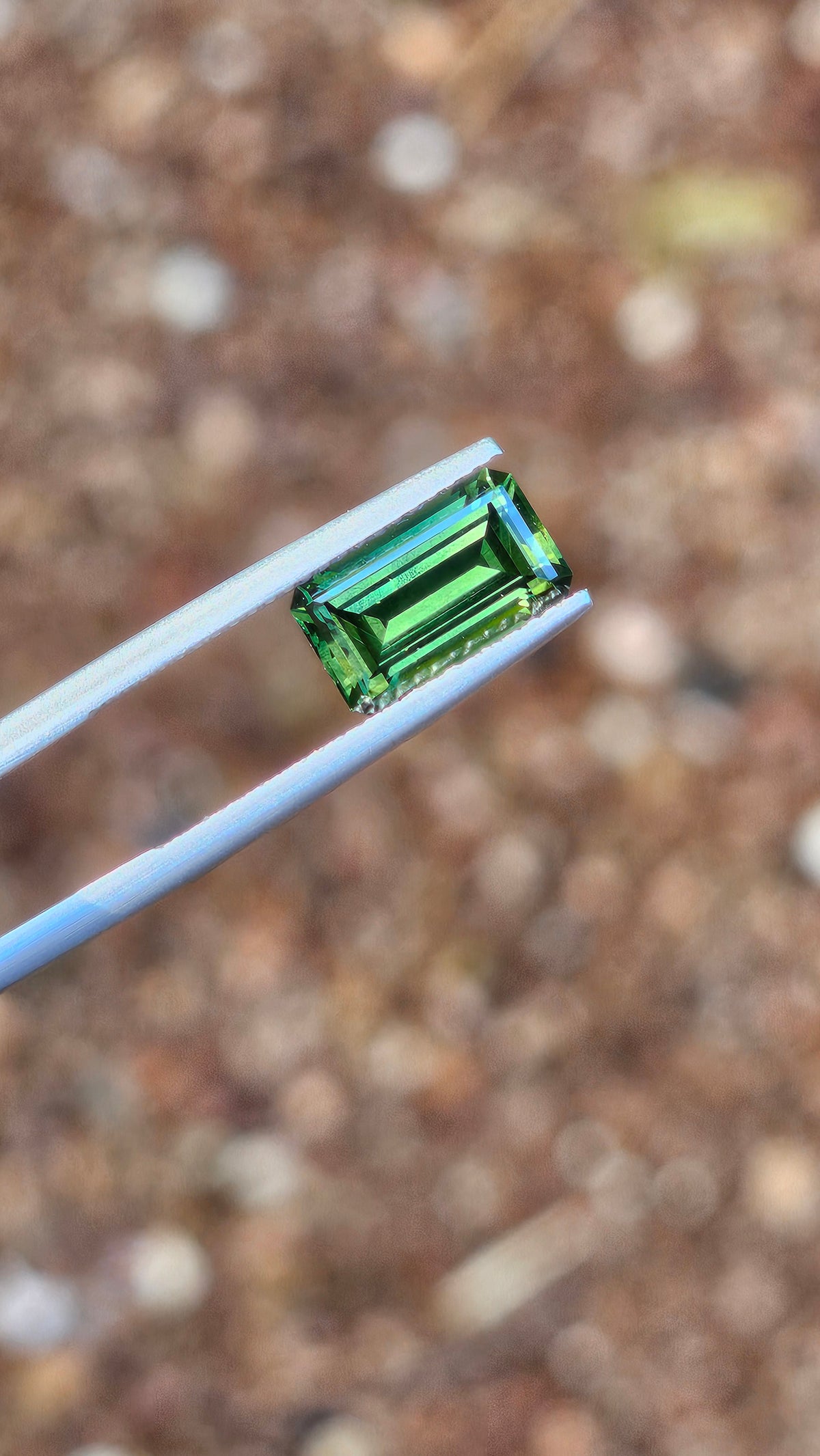 3.20ct Emerald Elegant Green Sapphire Available