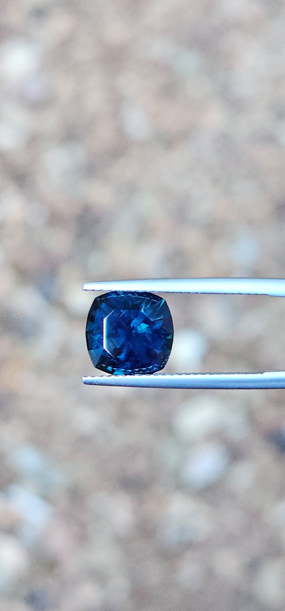 4.28ct Cushion Royal Blue Sapphire
