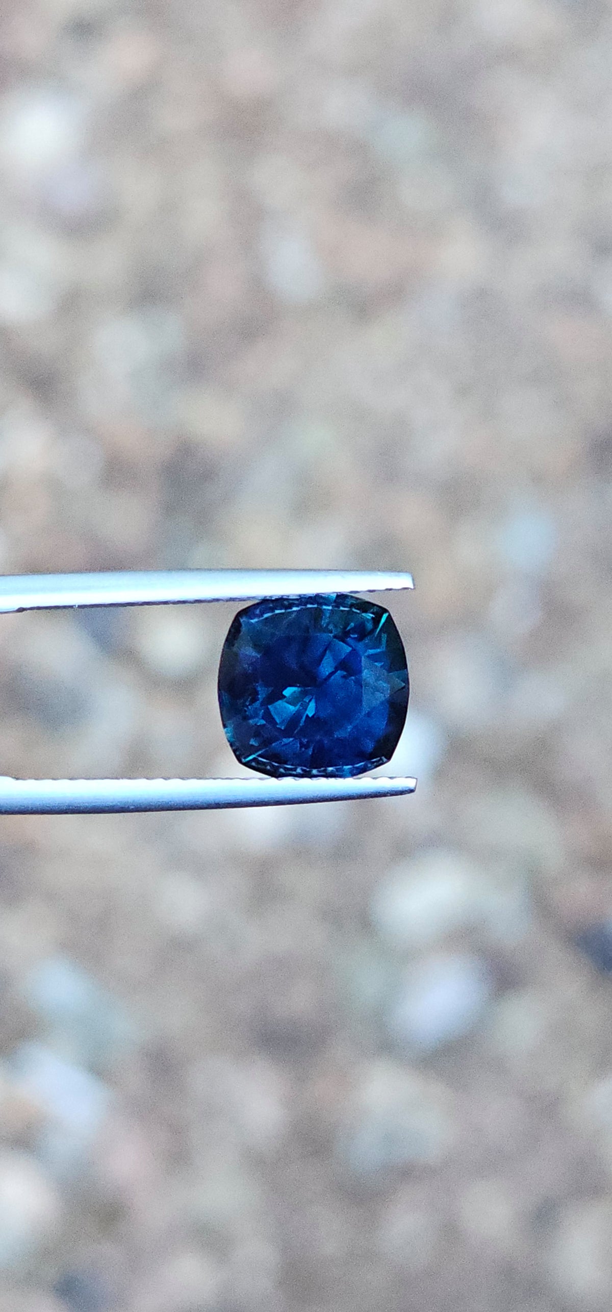 4.28ct Cushion Royal Blue Sapphire