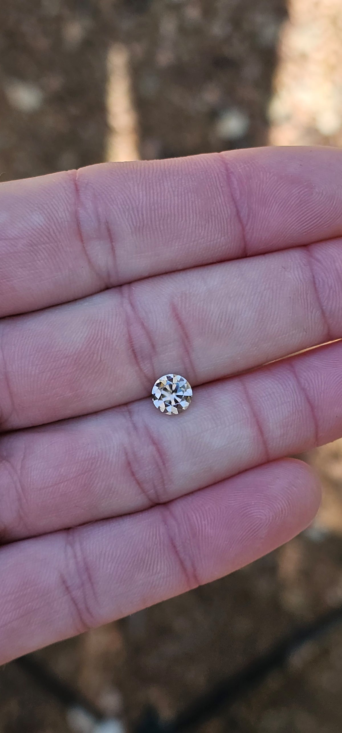 1.56ct Round Blush Pink Harts Range Zircon