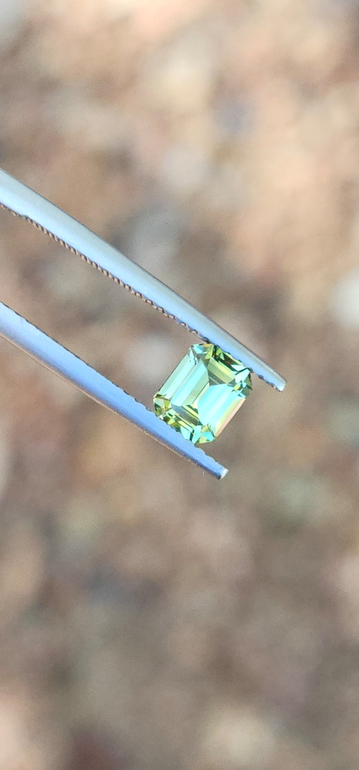 1.11ct Emerald Green Parti Sapphire
