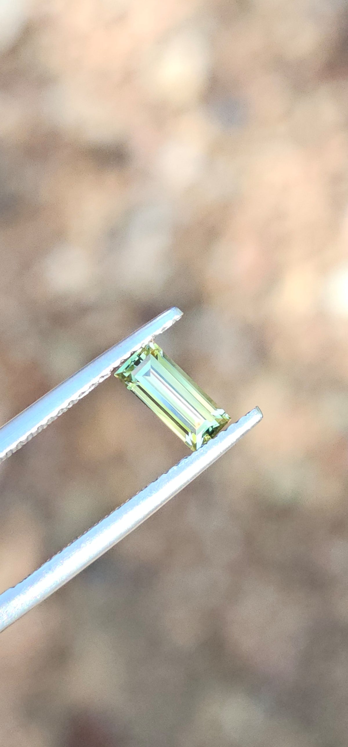.64ct Baguette Petite Yellow Parti Sapphire