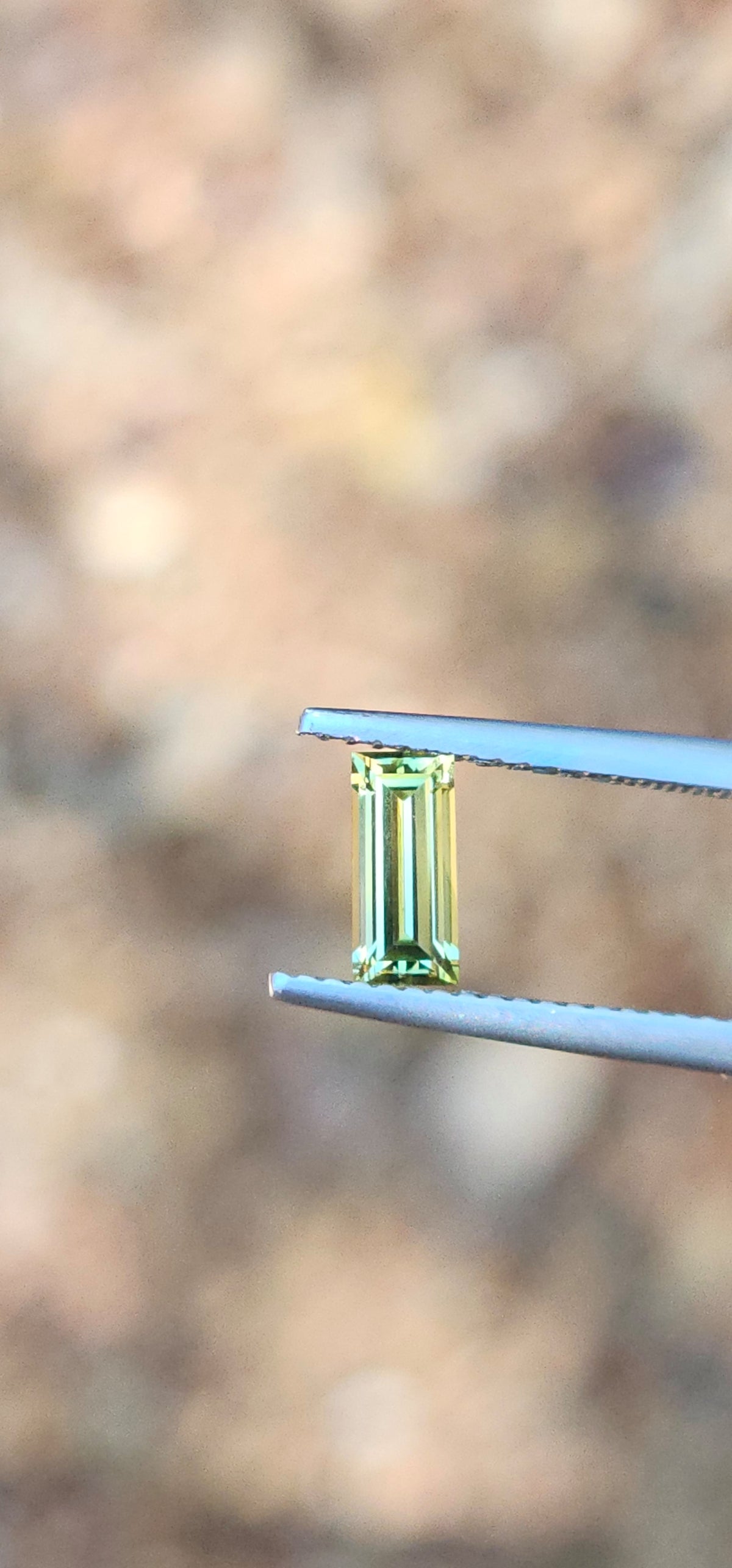 .64ct Baguette Petite Yellow Parti Sapphire