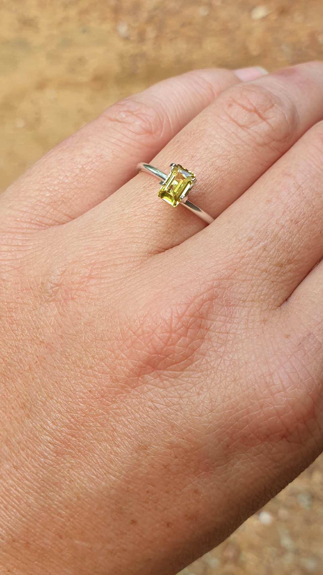 .89ct Emerald Yellow Sapphire