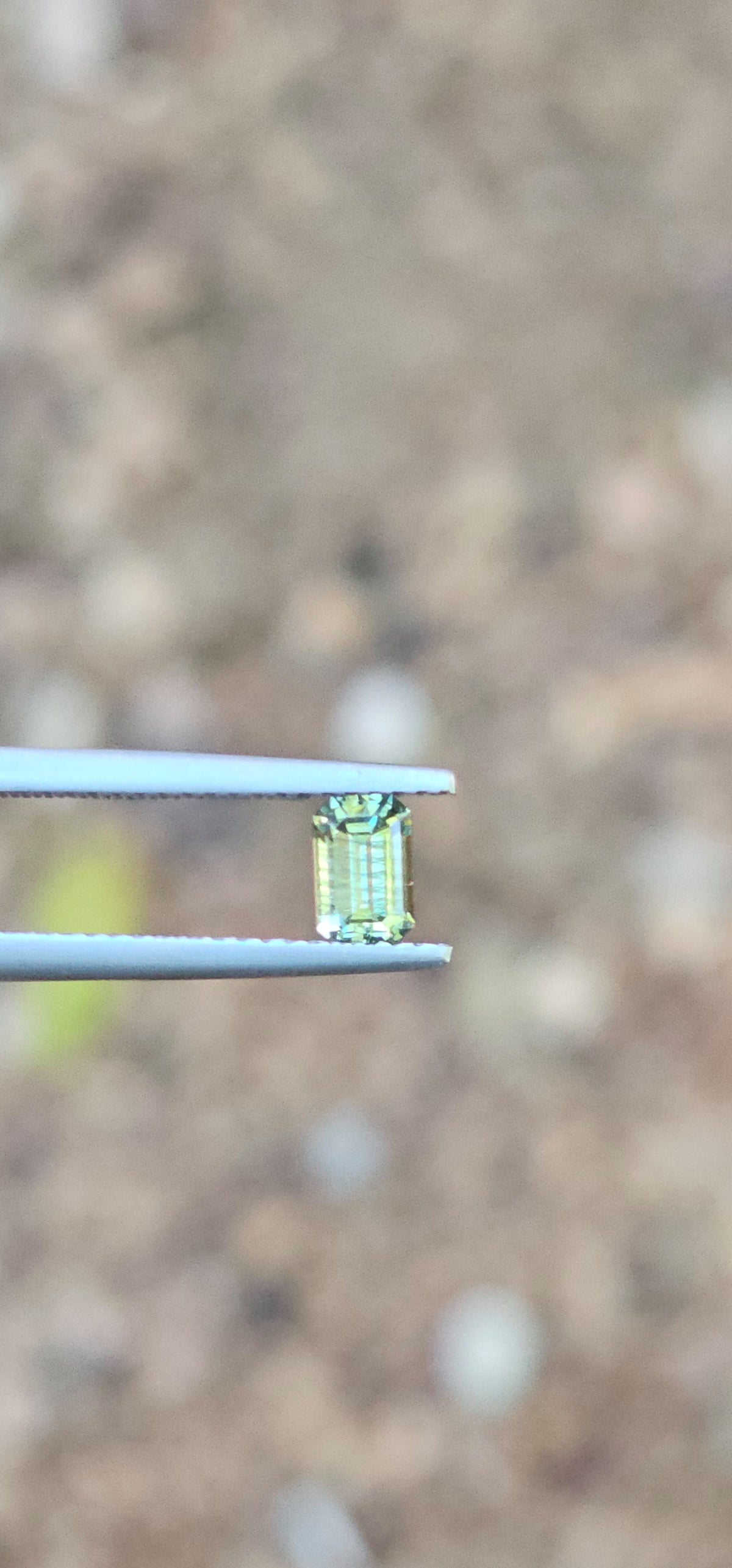 .86ct Emerald Petite Green Parti Sapphire