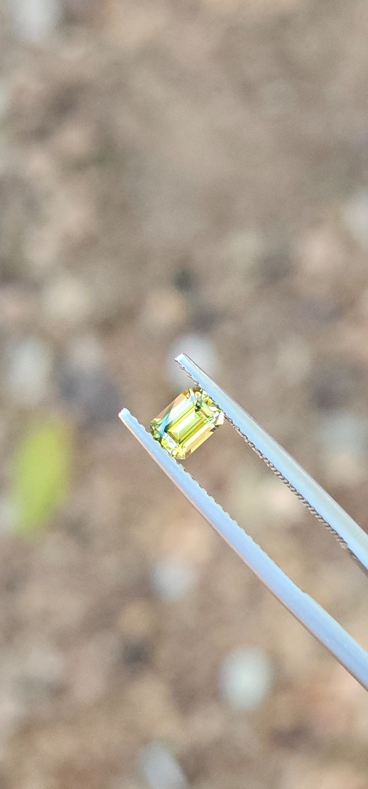.64ct Emerald Petite Yellow Parti Sapphire