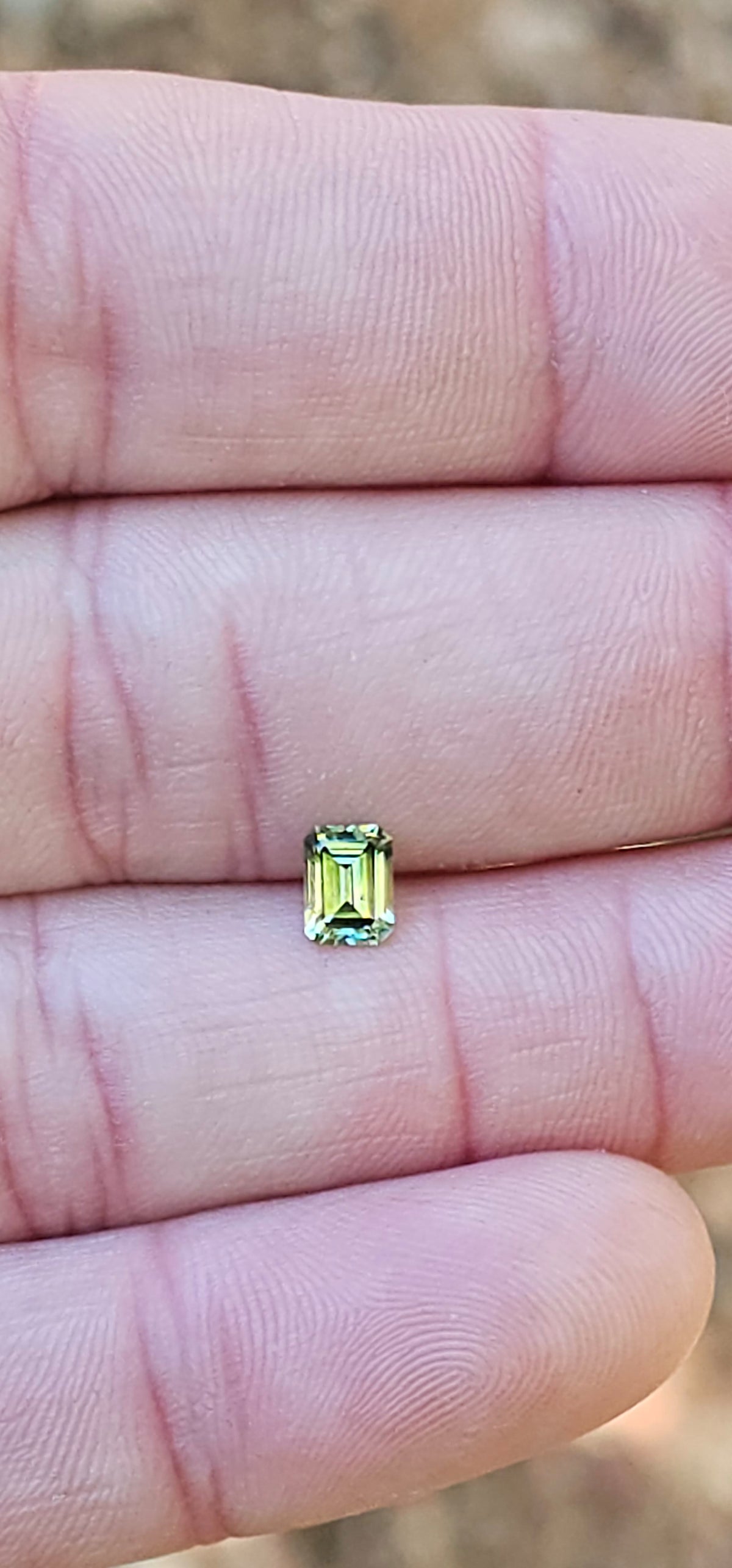 .58ct Emerald Petite Blue Parti Sapphire