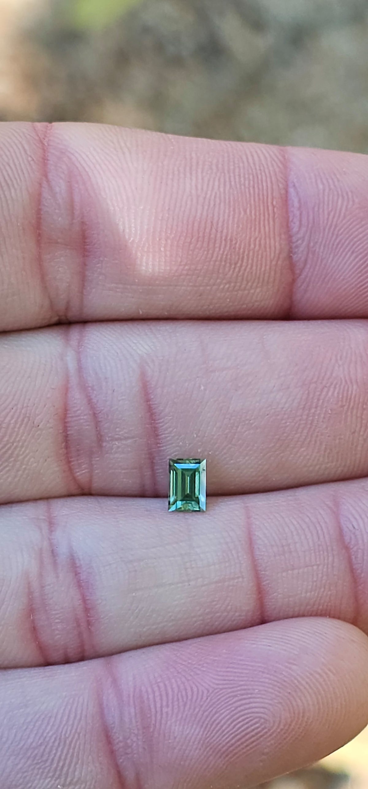 .71ct Emerald Petite Blue Parti Sapphire