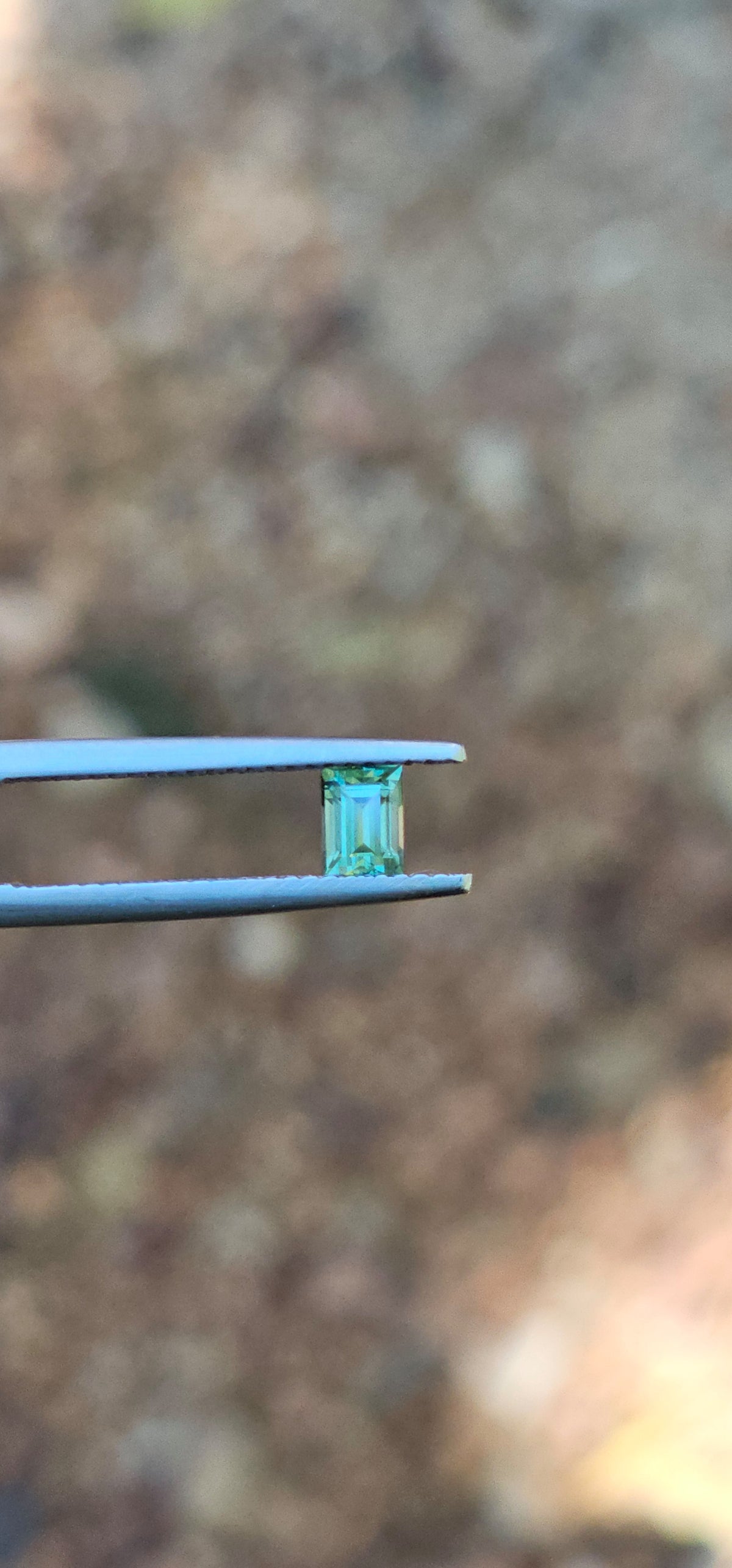 .71ct Emerald Petite Blue Parti Sapphire