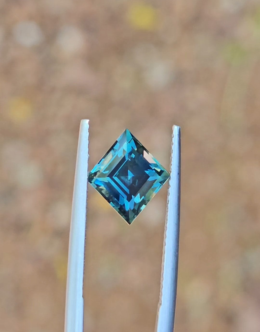 2.70ct Step cut Unique Blue Sapphire