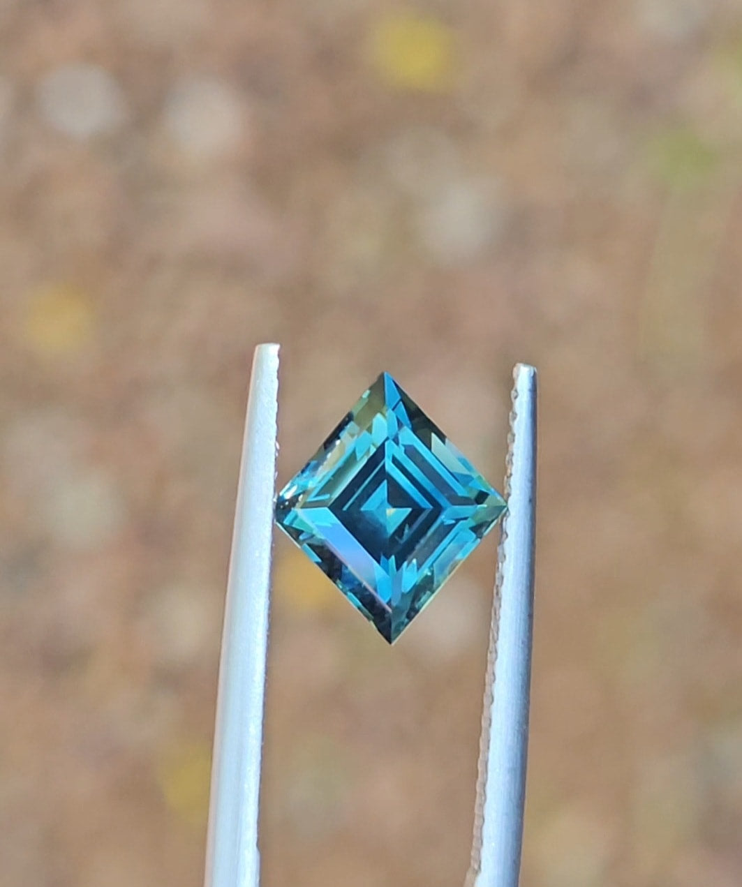 2.70ct Step cut Unique Blue Sapphire