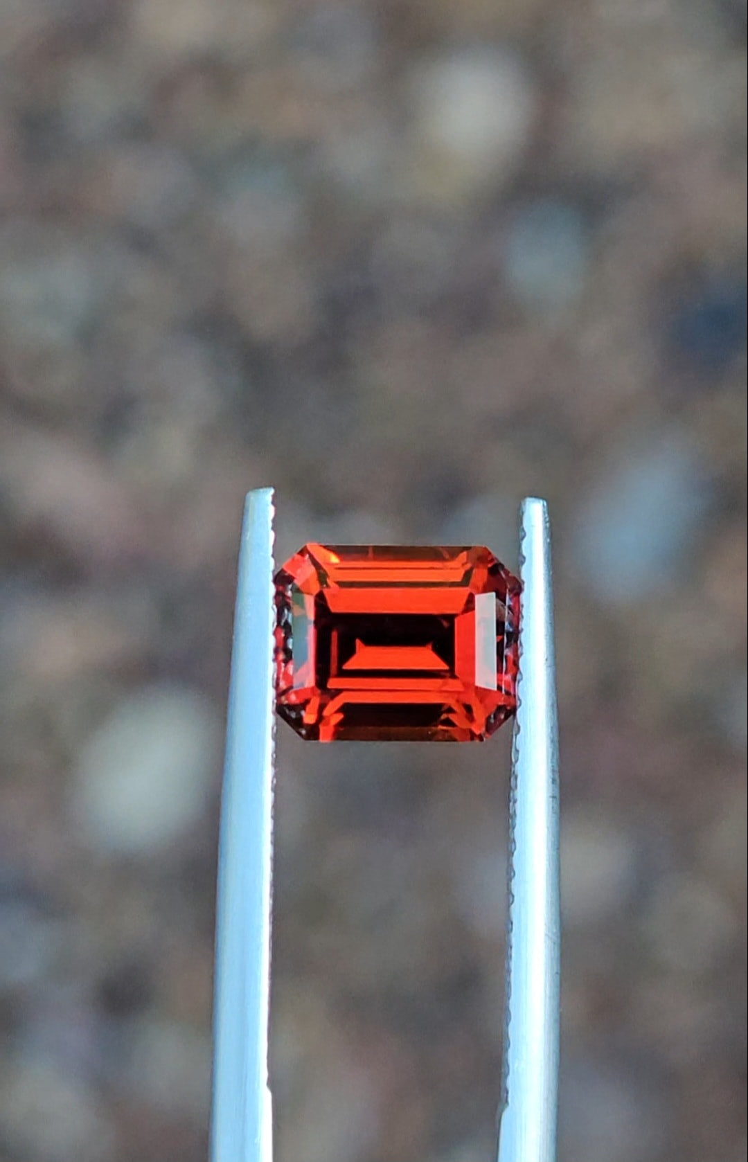 2.44ct Emerald Red Tanzanian Garnet