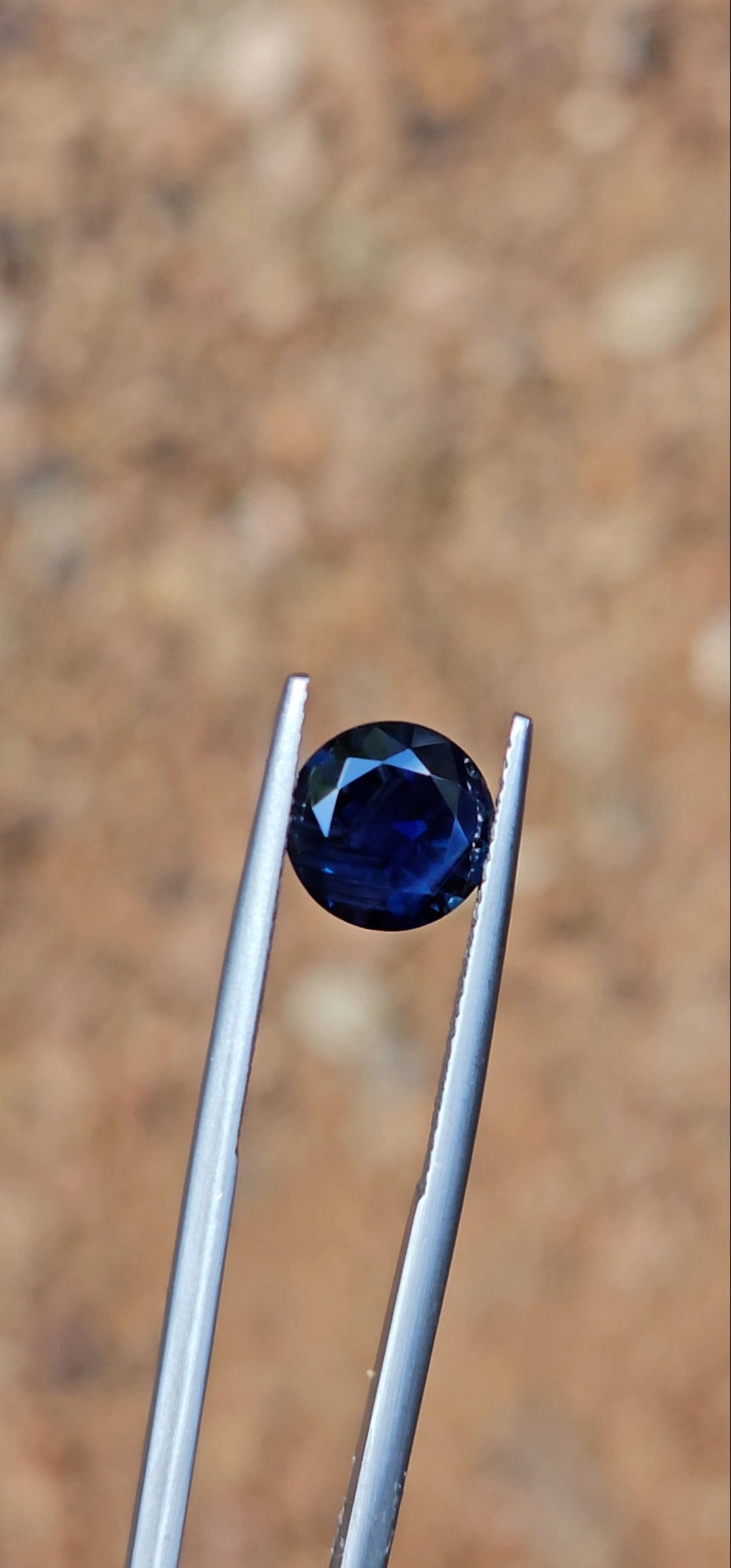 2.52ct Round Twilight Blue Sapphire