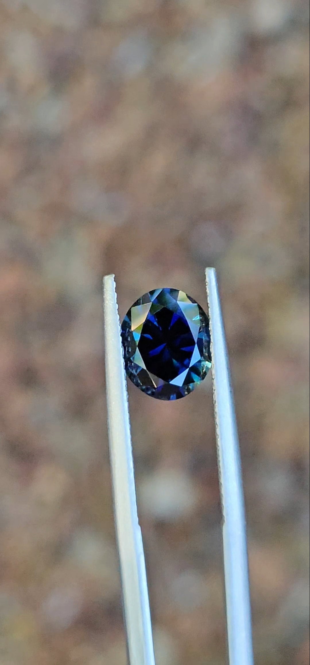 2.29ct Oval Deep Blue Sapphire
