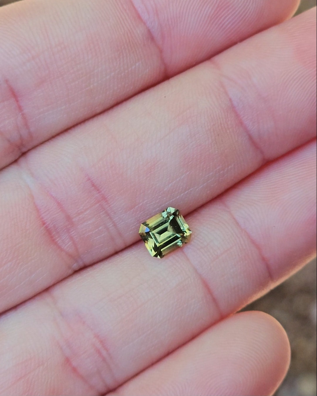 1.30ct Emerald Yellow Parti Sapphire