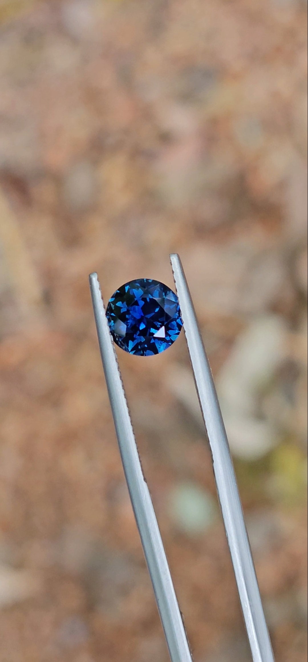 1.60ct Round Royal Blue Sapphire