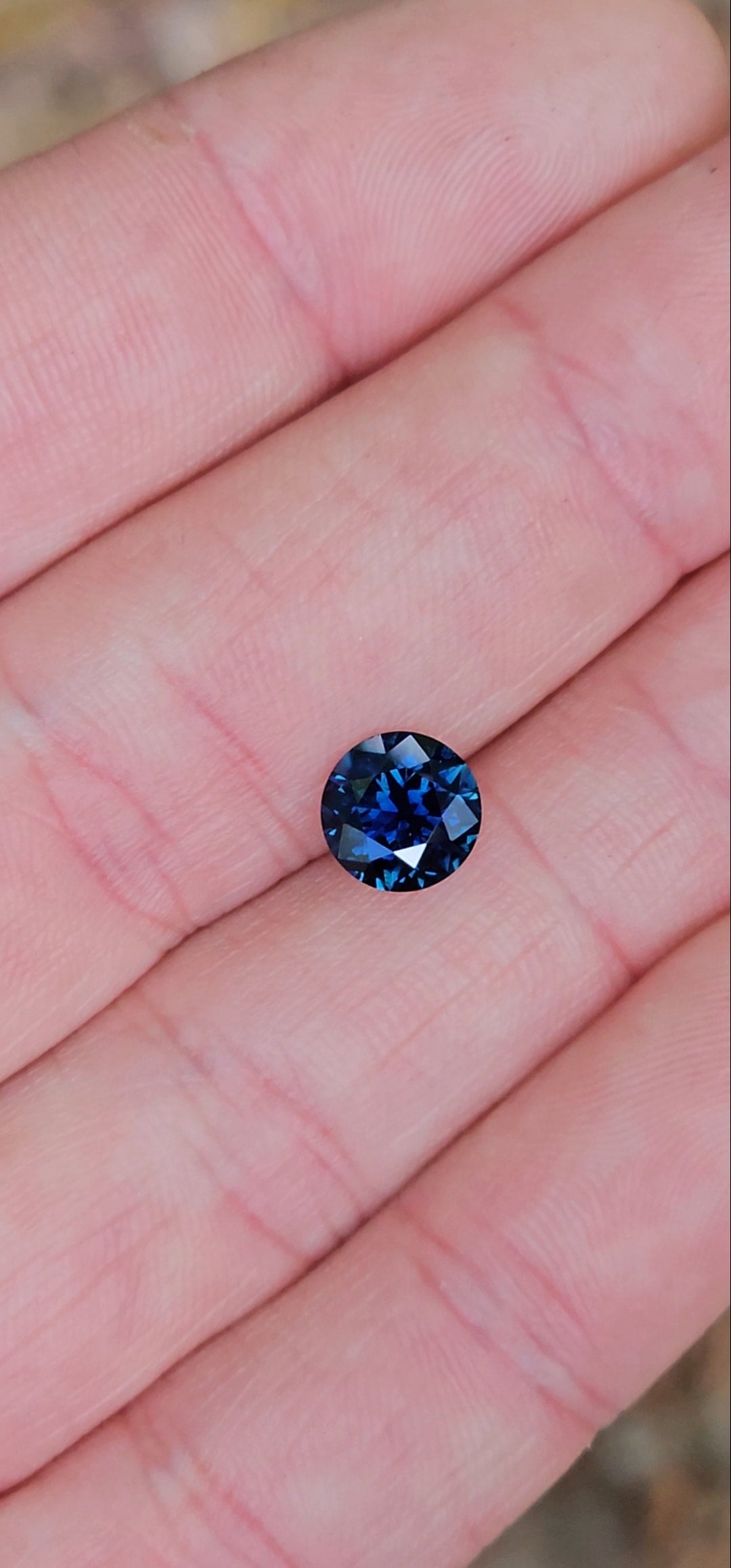 1.60ct Round Royal Blue Sapphire