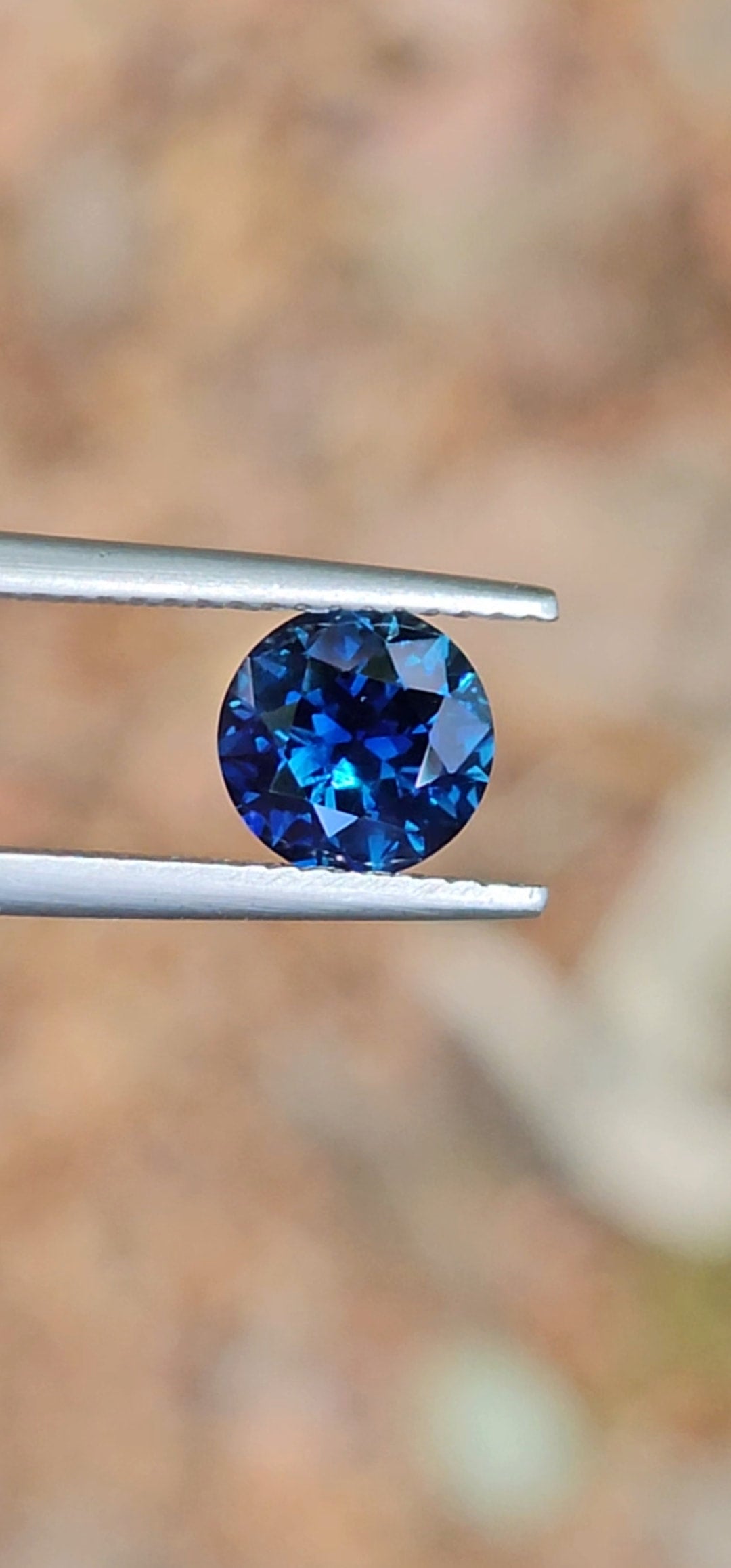 1.60ct Round Royal Blue Sapphire