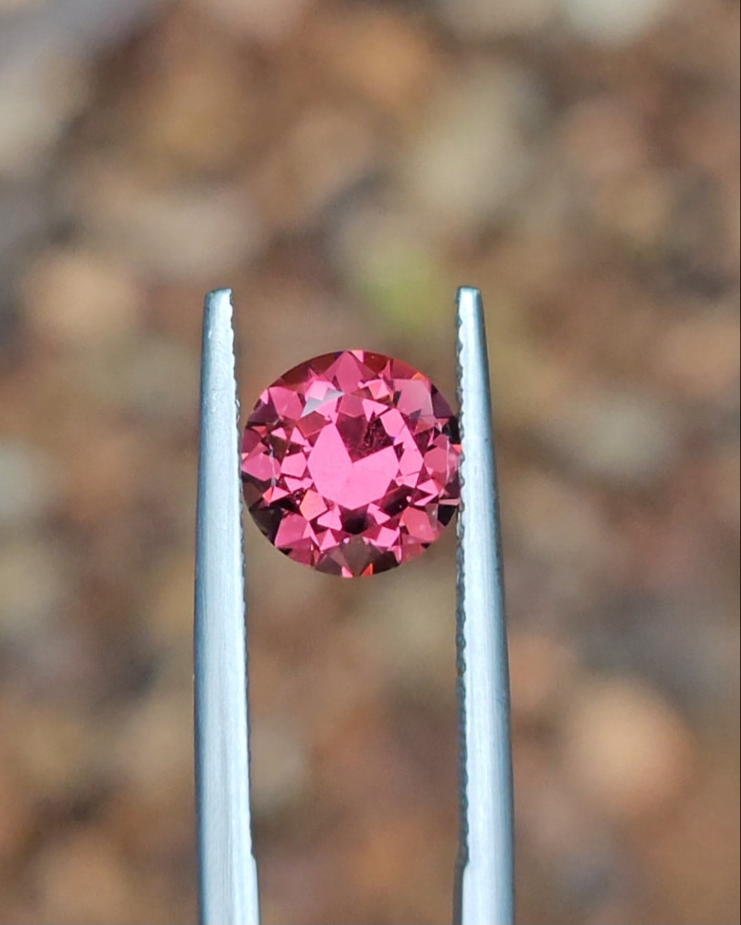 2.28ct Round Pink Tanzanian Garnet