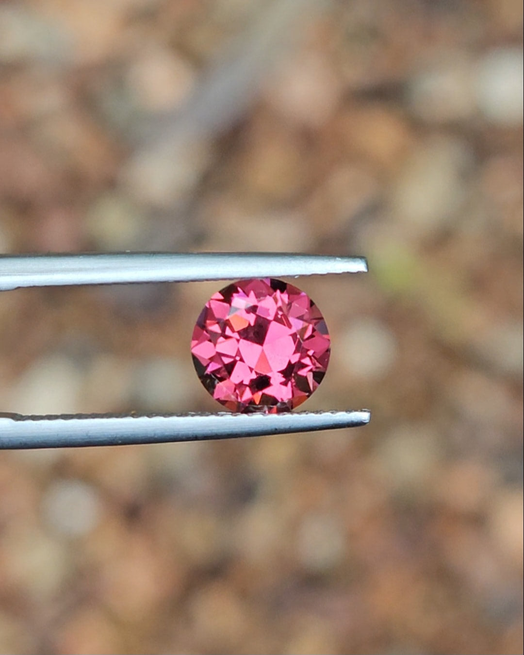 2.28ct Round Pink Tanzanian Garnet