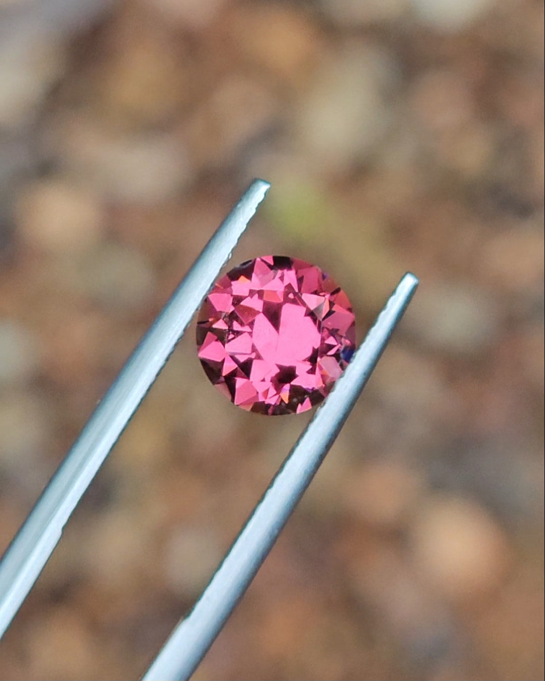 2.28ct Round Pink Tanzanian Garnet