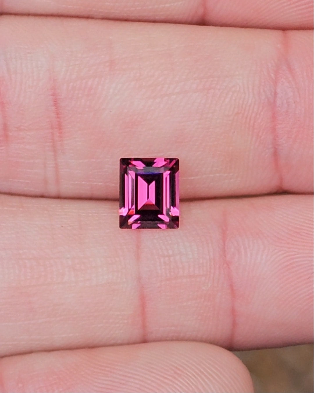 1.44ct Emerald Pink Tanzanian Garnet