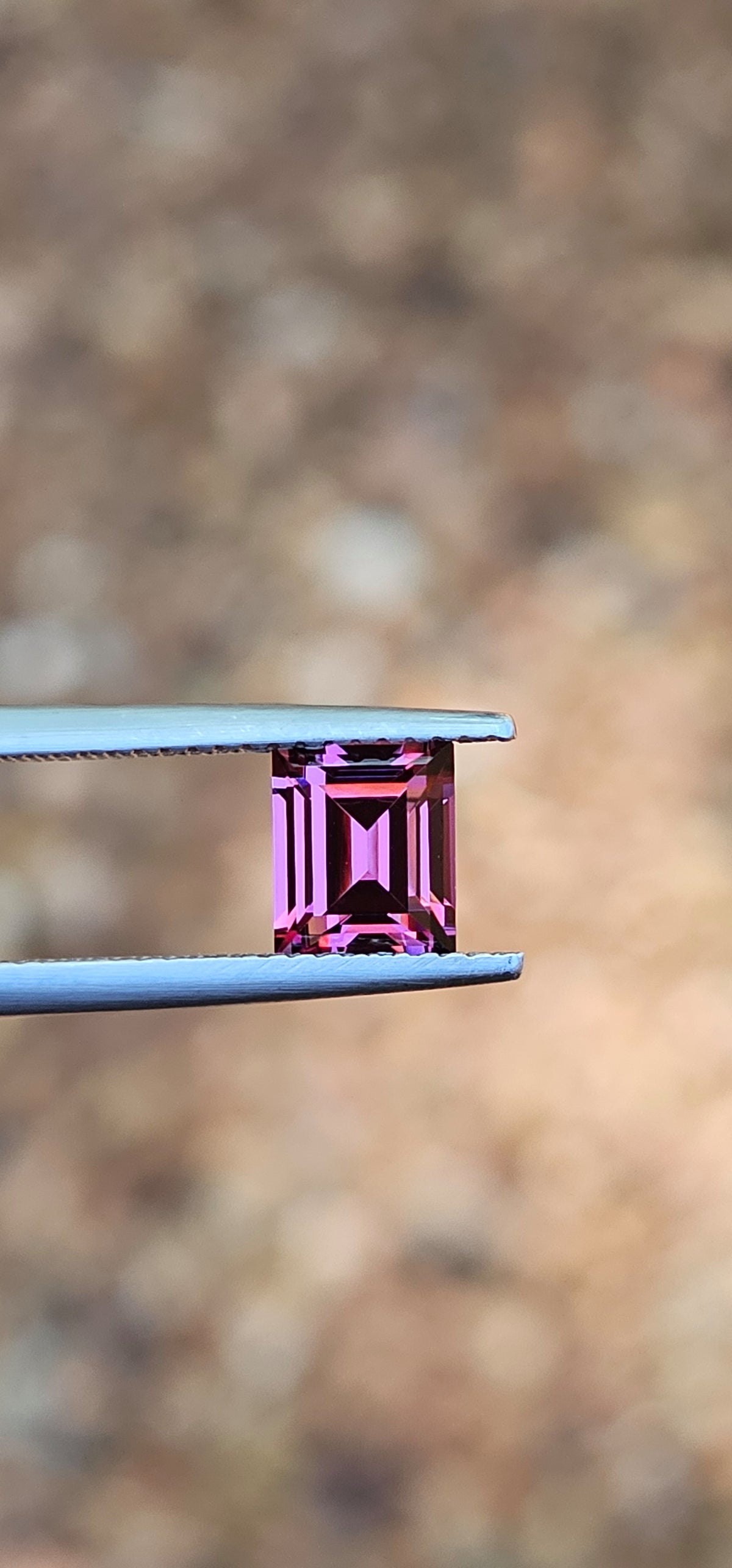 1.44ct Emerald Pink Tanzanian Garnet