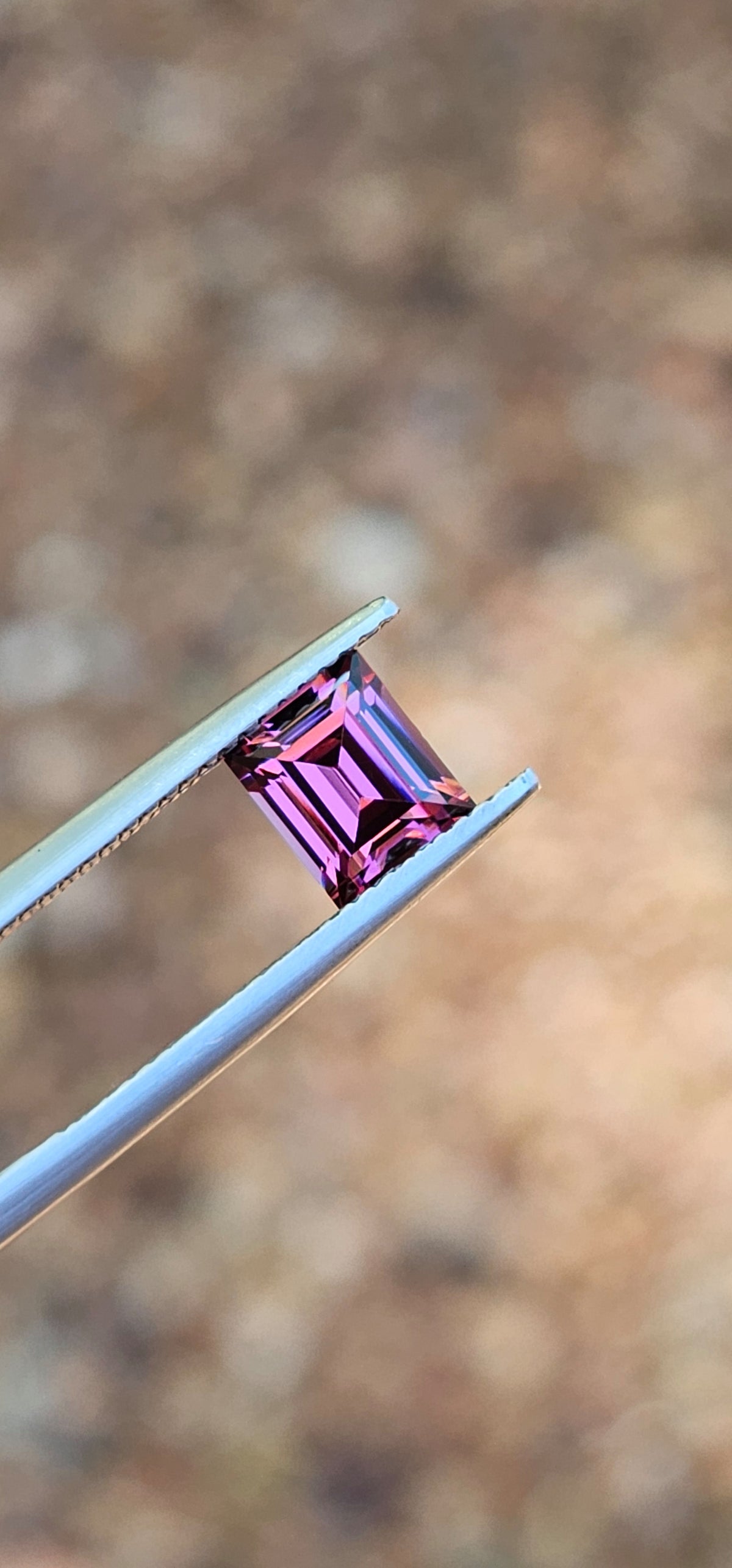 1.44ct Emerald Pink Tanzanian Garnet