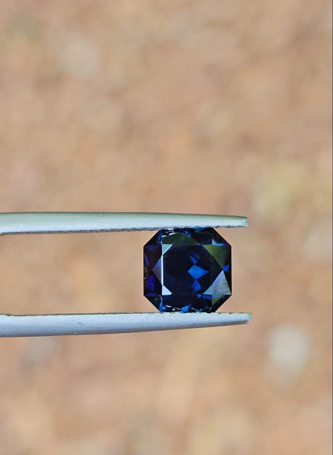 2.09ct Square Blue Sapphire