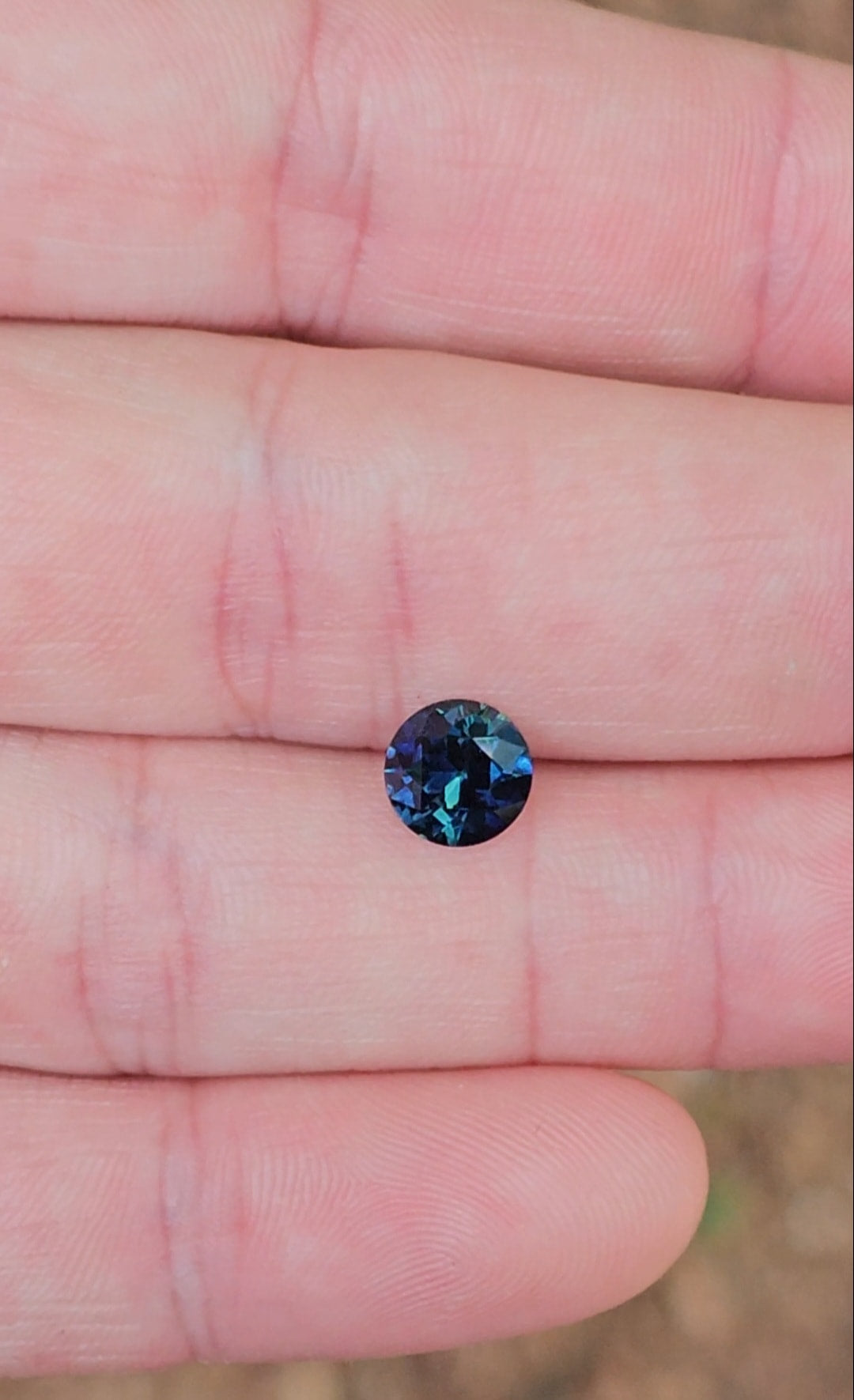1.44ct Round Blue Sapphire