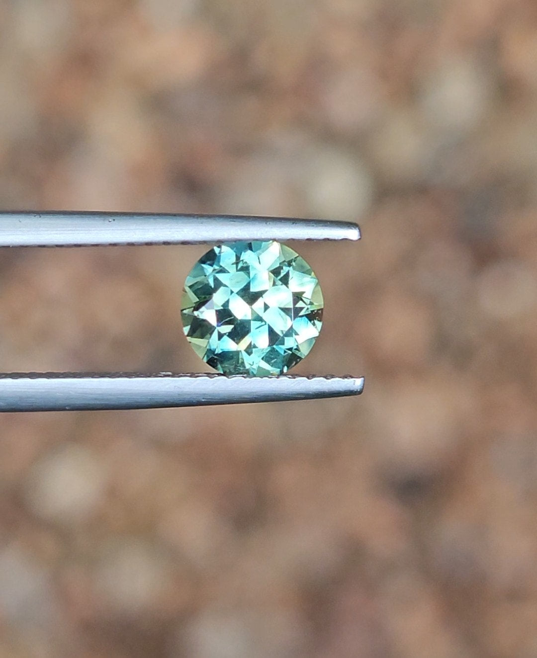 1.63ct Round Blue Parti Sapphire